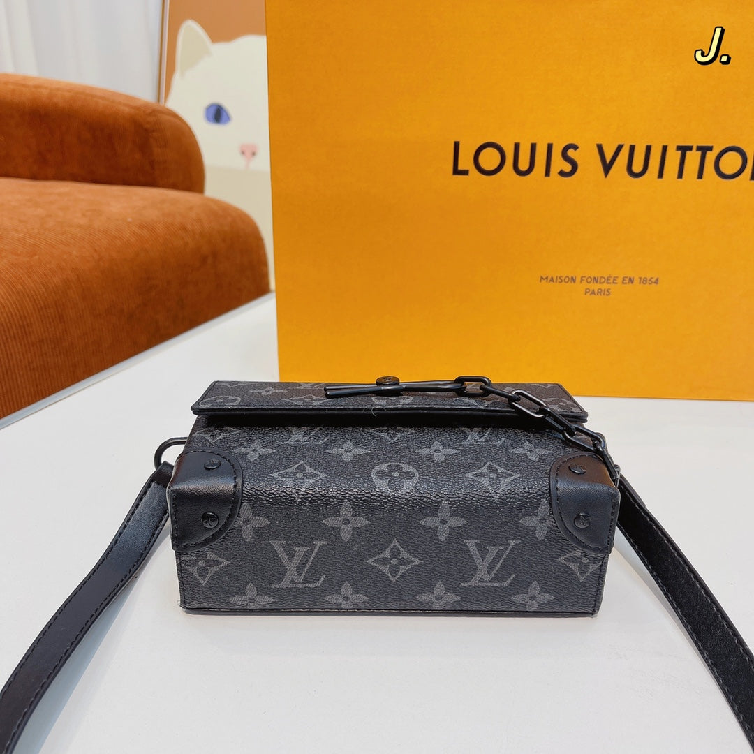 Louis Vuitton Monogram Eclipse Mini Steamer Pouch
