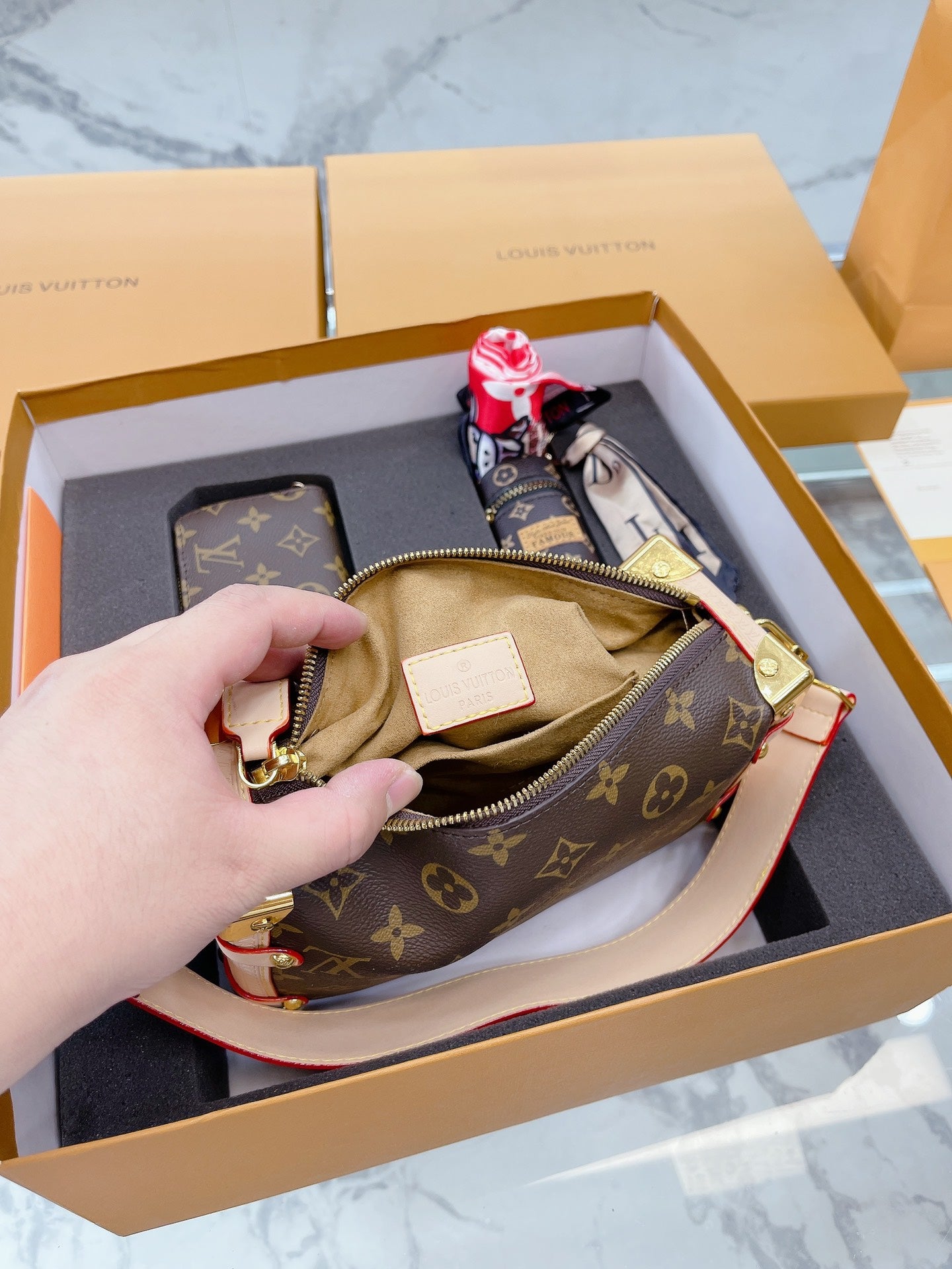 New in box Louis Vuitton Multi Pochette Accessoires Satchel