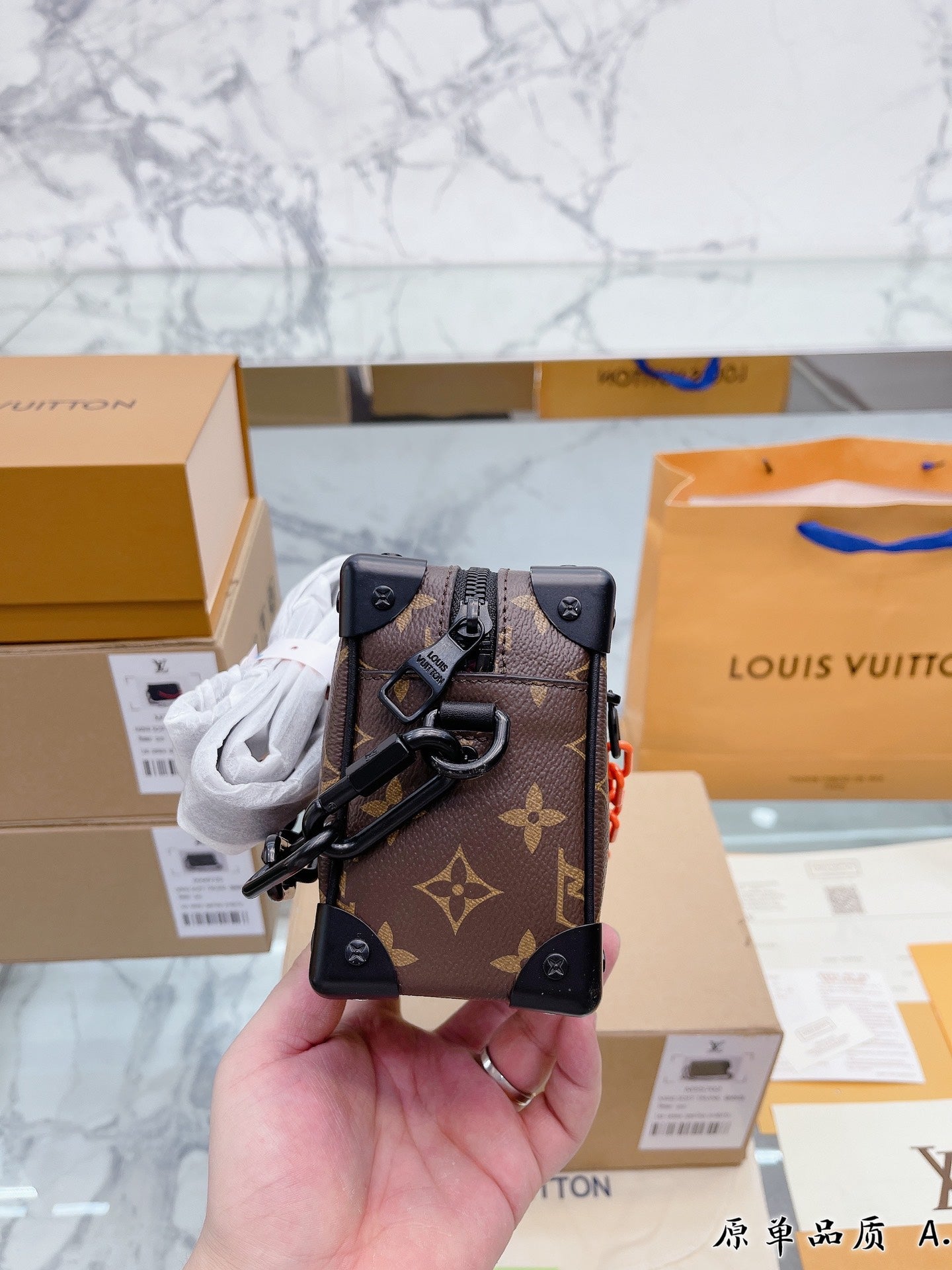 Louis Vuitton Mini Trunk & Bags Pochette Accessoires Pouch