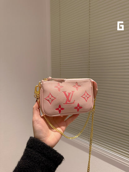 Louis Vuitton Mini Pochette Accessoires, Pink