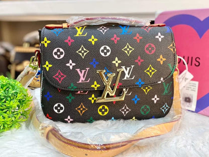 BXU LV 041 Colorful Monogram Sling Bag
