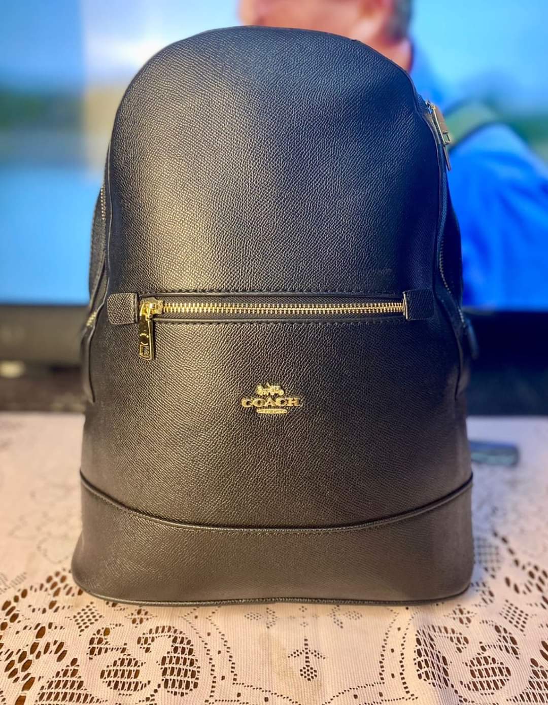 BXU COACH 015 Black Backpack Bag