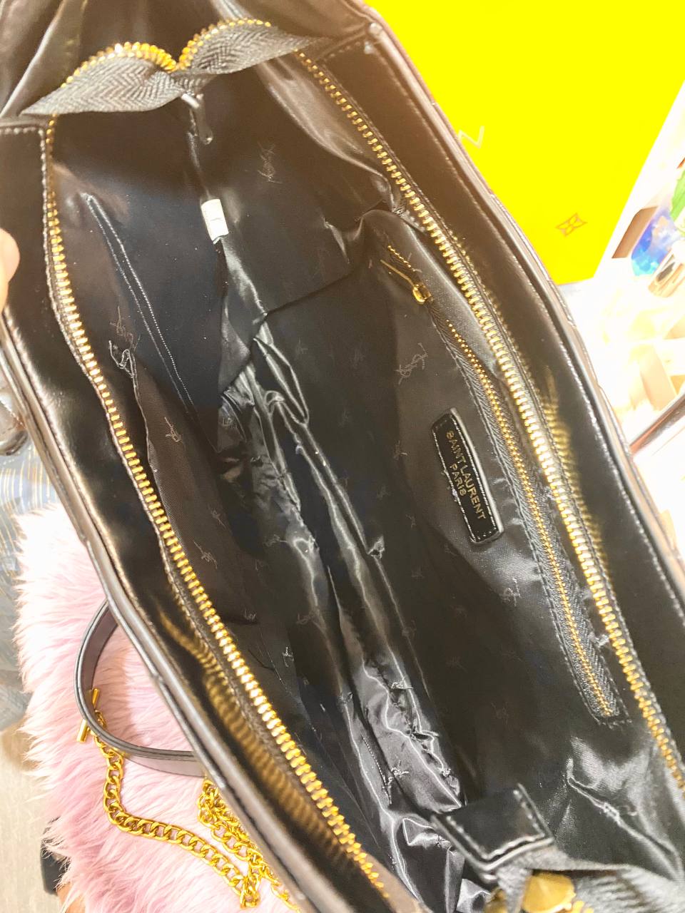 BXU YSL 017 Black Hobo Bag Master Quality